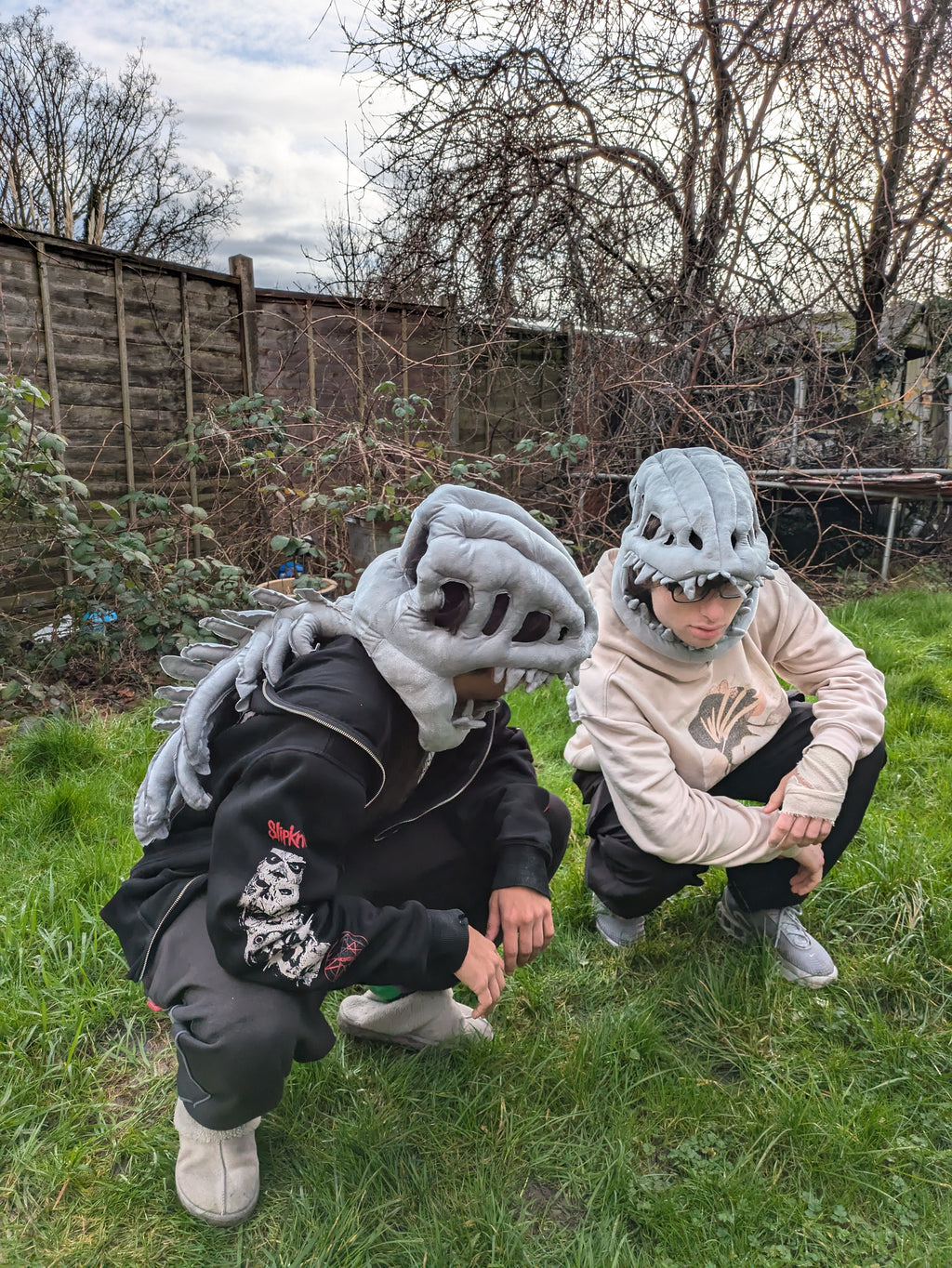 SillyDino Skeleton Dinosaur Plush Spine – Giant Wearable Stuffed Toy