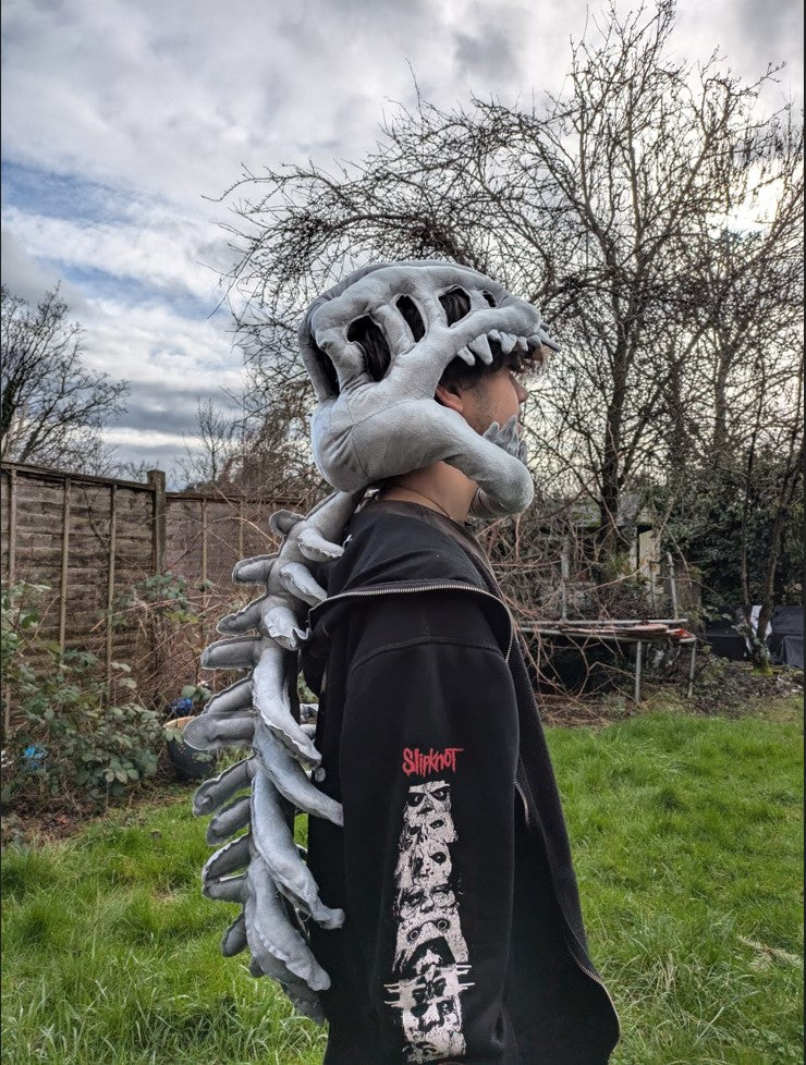 SillyDino Skeleton Dinosaur Plush Spine – Giant Wearable Stuffed Toy